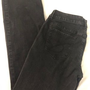 Chicos Platinum Denim 0.5 Regular Black Bootcut
